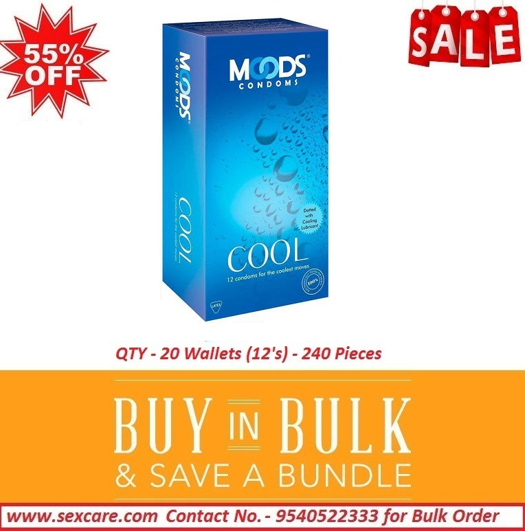 Moods Cool Condom 12 Pcs ( Pack of 20 Boxes )