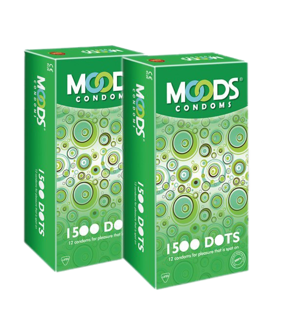 Moods 1500 dots Pack of 12x2 Combo Set