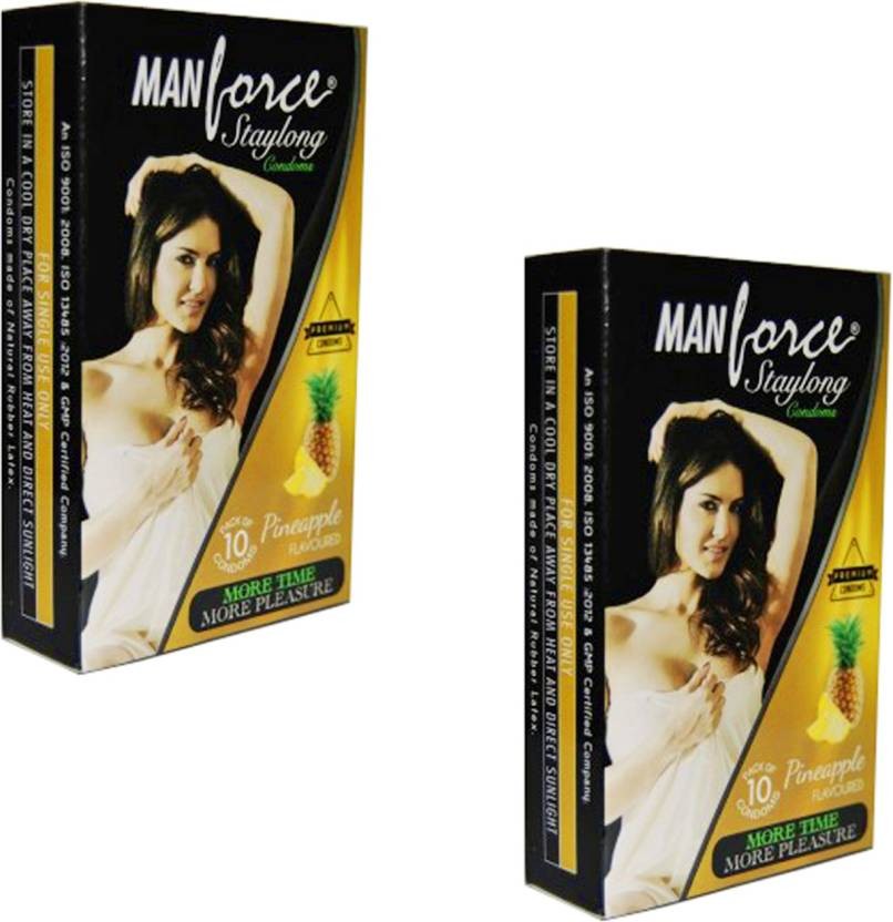 Manforce Staylong Pineapple Condoms 10's (Set of 2)
