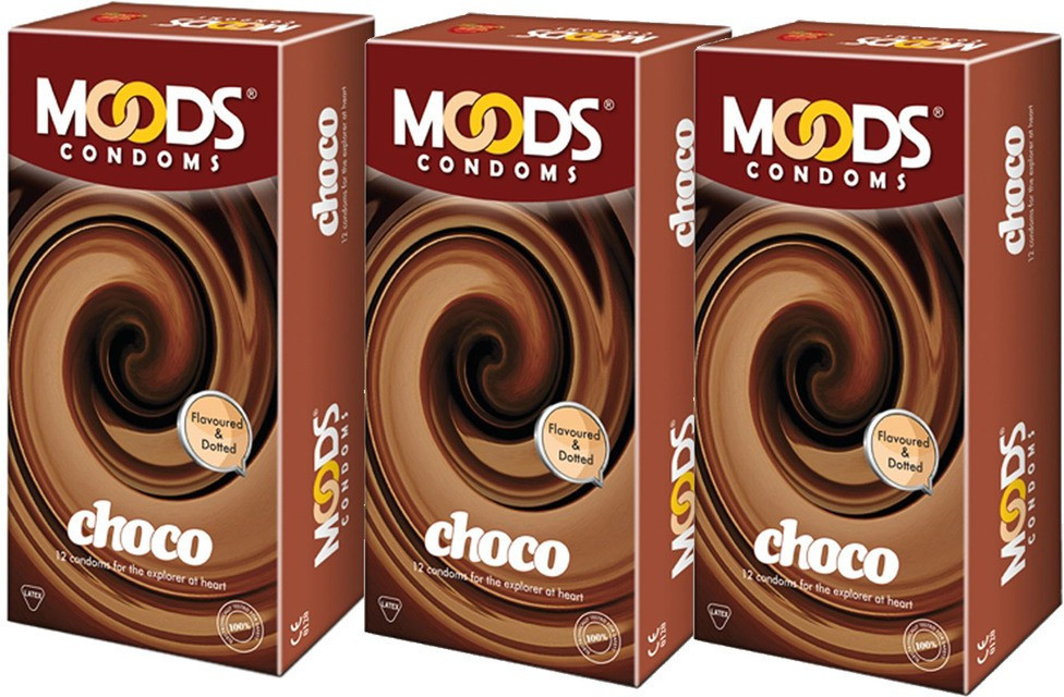 MOODS CHOCOLATE CONDOMS 12X3