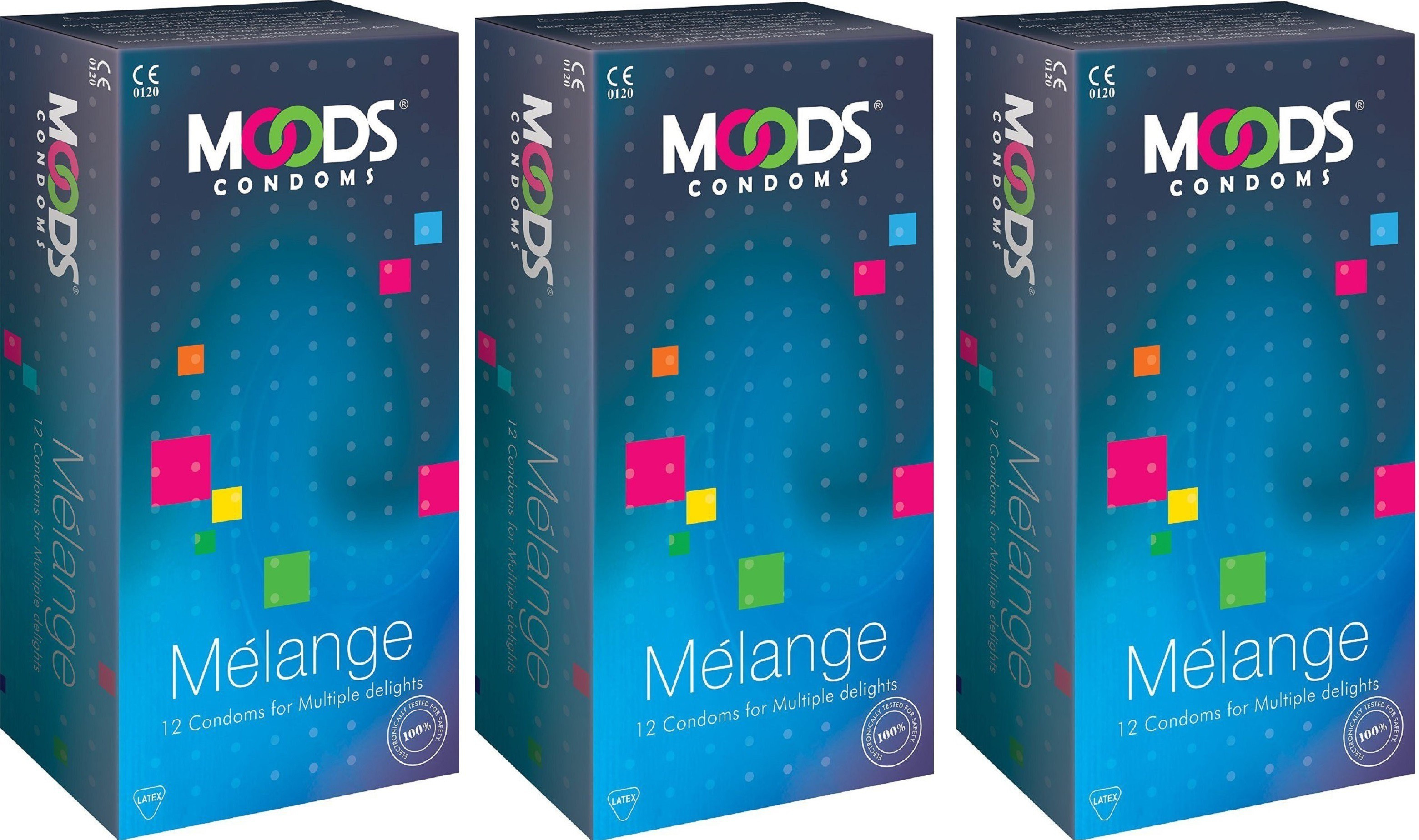 MOODS MELANGE CONDOMS 12X3