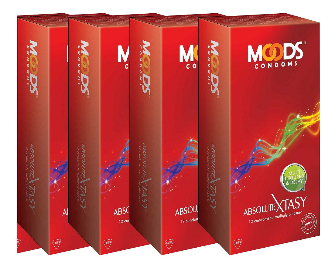 Moods Absolute Xtasy 48 Pcs Condoms ( Pack of 4 )