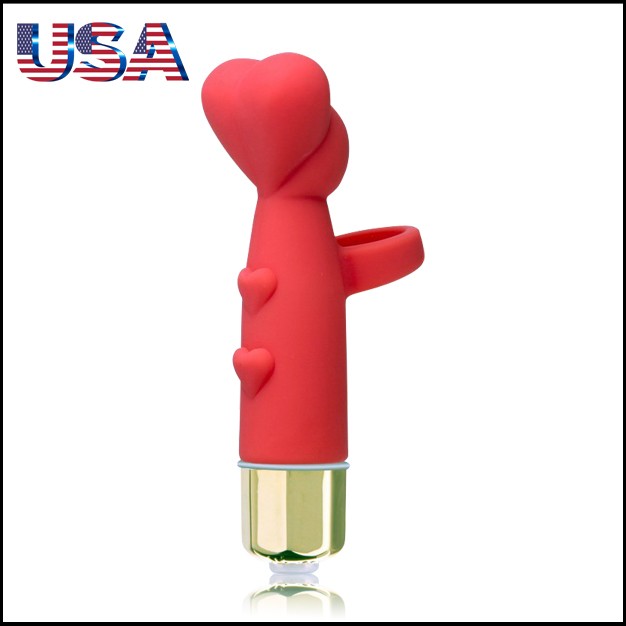 Doc Johnson Wonderland Mini Massager- The Heavenly Heart Red