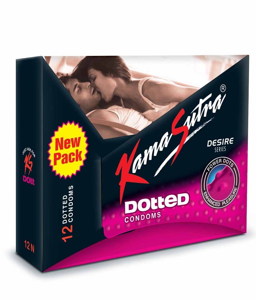 KamaSutra Desire Dotted Condoms 12's