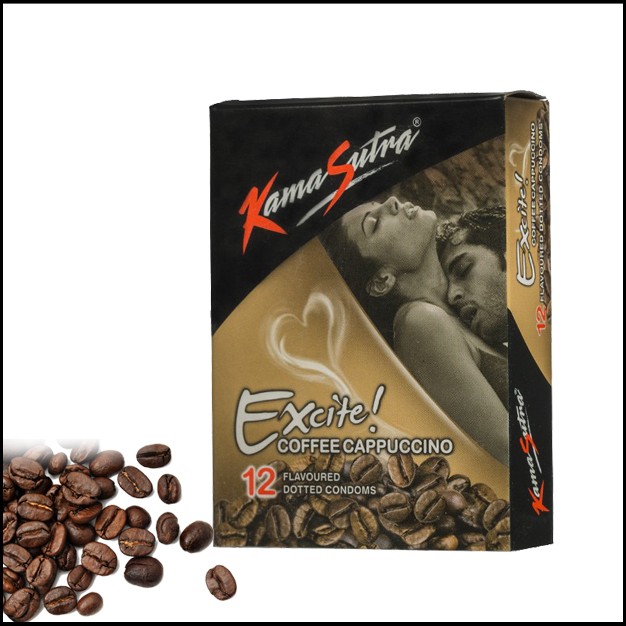 KamaSutra Excite Coffee Flavored Condoms 12'S
