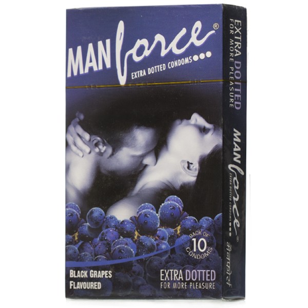 Manforce Wild Black Grapes Condoms 10's