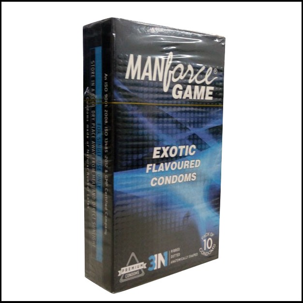 Manforce GAME Exotic Flavored Condoms 10's