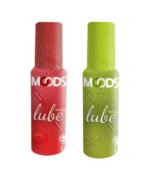 Sexcare Moods Warm and natural Lube 60 Ml 2'pcs of each (Pack of 4 )