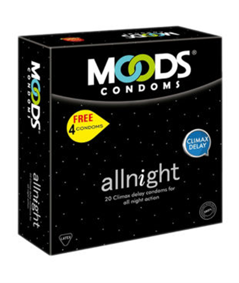 Moods All Night Climax Delay Condoms 20'S