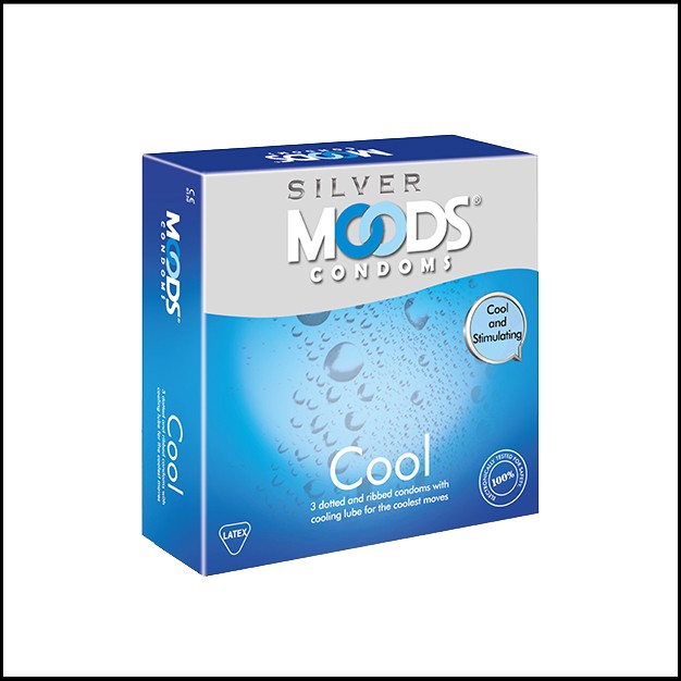 Moods Silver Cool Condoms 3's (Pack of 3)
