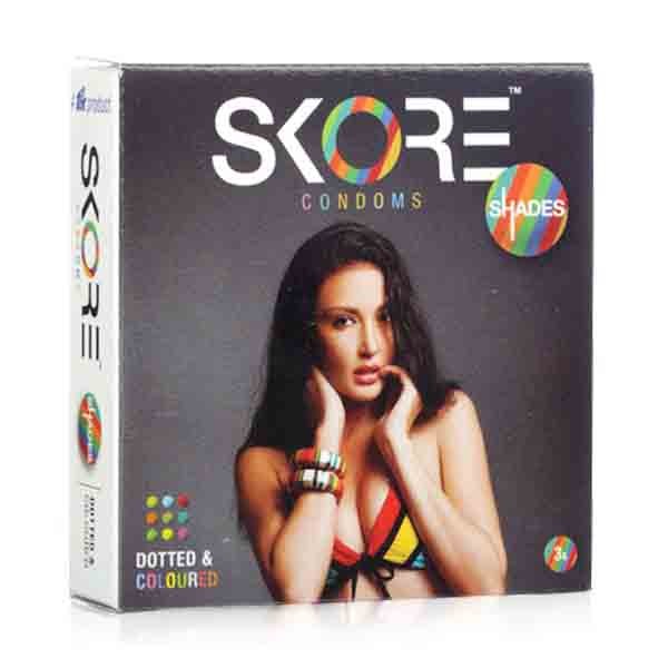 Skore Shades Condoms with 1500+ Dots 3's