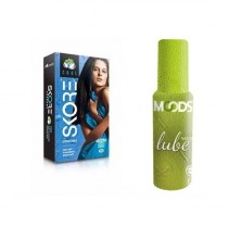 Skore Cool Condoms and Moods Natural Lube Combo