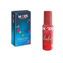 Moods Melange Condoms and Moods Warm Lube Combo