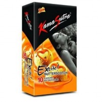 Kamasutra Excite Butter Scotch Flavored Condoms 10's