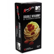 KamaSutra Double Whammy Bi Flavored Condoms: Rum and Raisin 12's