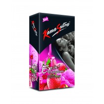 KamaSutra Excite Strawberry Flavored Condoms 10's 
