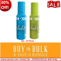 Sexcare Moods Natural and Cool Lubes 60 Ml 10'S Pcs Of Each ( Pack Of 20 )
