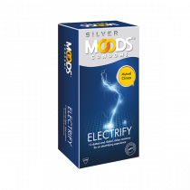 Moods Silver Electrify Dotted, Ribbed and Delay Condoms 12's