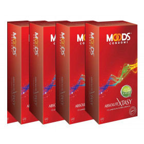 Moods Absolute Xtasy 48 Pcs Condoms ( Pack of 4 )