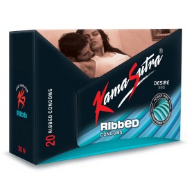 KamaSutra Desire Ribbed Condoms 20's