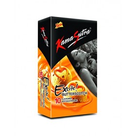 KamaSutra Excite Butterscotch Flavored Condoms 10's