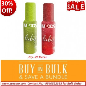 Sexcare Moods Warm and natural Lube 60 Ml 2'pcs of each (Pack of 4 )