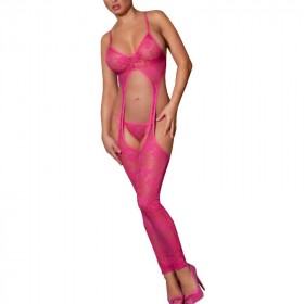 Sexcare - Rose floral lace suspender bodystocking Woman's Lingerie